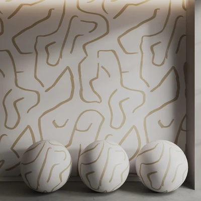 BELARTESTUDIO Murals Seamless set Artistic Lines — Вид 6
