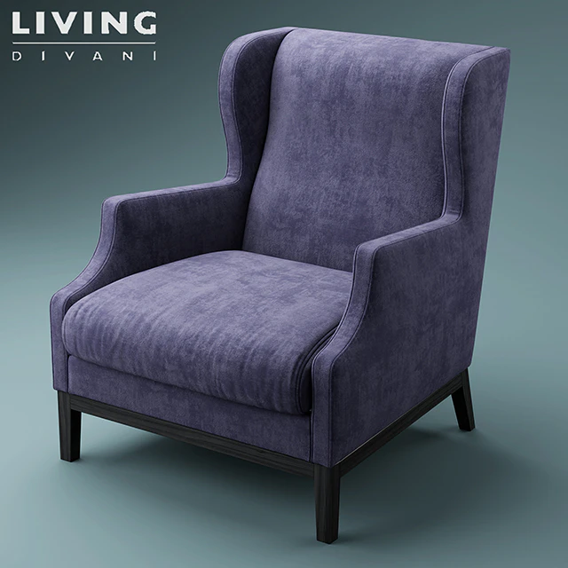 Armchair Chauffeuse Living Divani by Piero Lissoni — Descargar