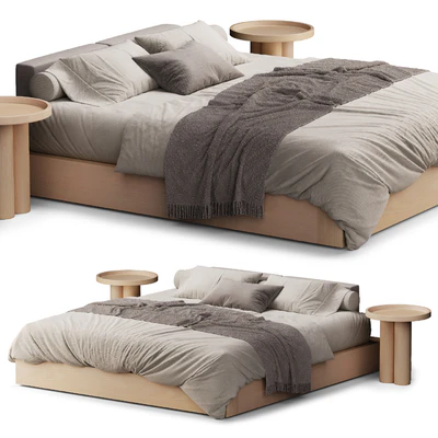 Scandinavian Style Bed 01 — Ver 6