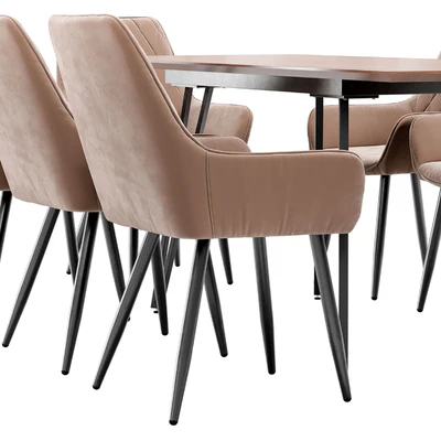 Pablo dining chair and Avanti table — Ver 7
