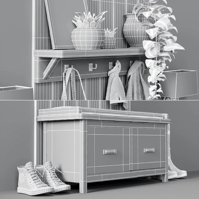 Hall Pottery Barn MATEO ENTRYWAY BENCH — Descargar