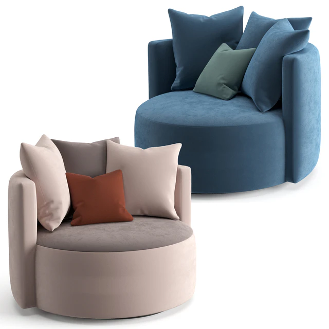 Fendi Casa Loulou poltrona armchair — Скачать