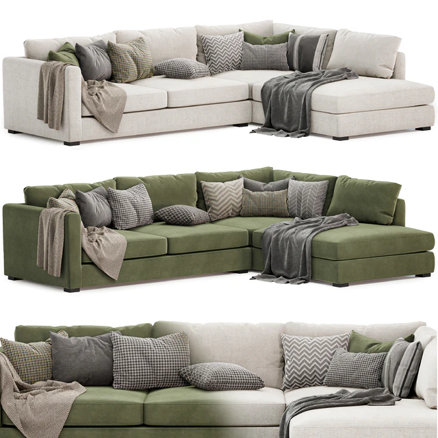 Blake Large Open End Corner Sofa — Скачать