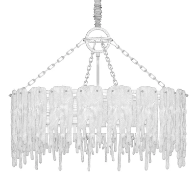 Chandelier with ice plates SPRING Ø80 — Ver 3