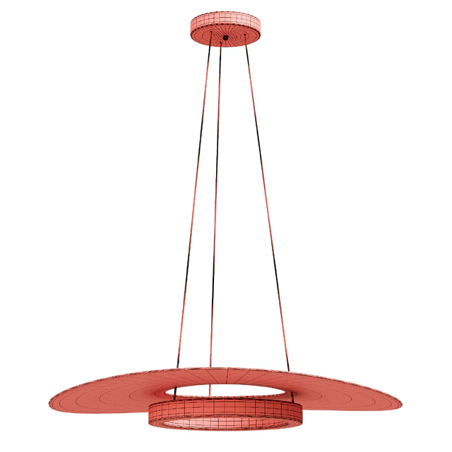 Modern Novelty Round Aluminum LED Pendant Light — Скачать