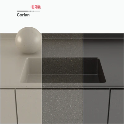 Dupont Corian Kitchen Countertops Brown 3 — Ver 3