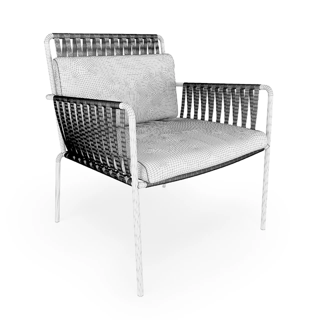 Net Club Armchair by Kettal — Скачать