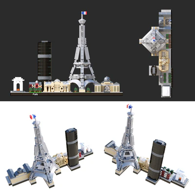 LEGO Paris # 21044 — Ver 3