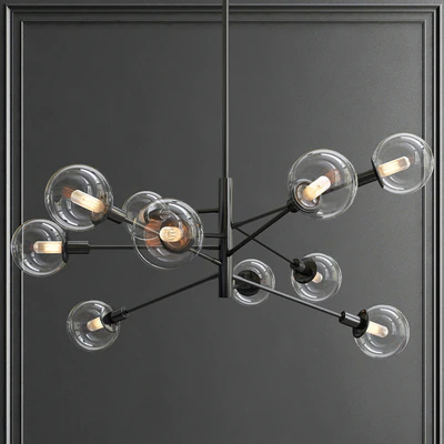 Collection of Glass Chandelier 2 — Ver 3