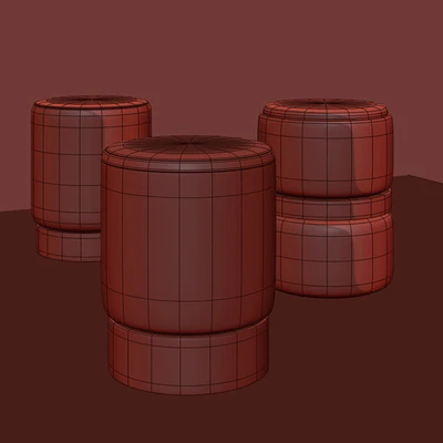 Smart living poof — Ver 2