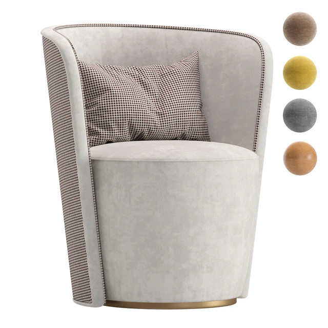 Armchair MANRO Cazarina Interiors Velvet and Leather/Кресло МАНРО — Descargar
