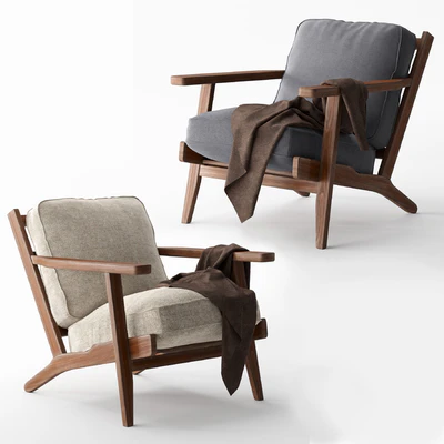 Armchair Modern Classic Leisure Armchair — Ver 1