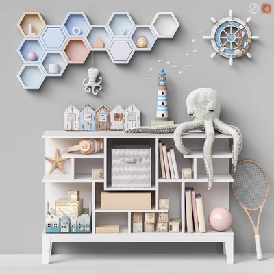 Toys and furniture set 71 (2 part) — Ver 1