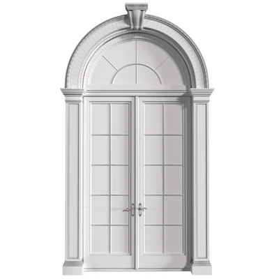 Arc Classical frame window.Entrance to the house.Front Door.Arched Opening.Outdoor Entrance classic door.External Doors. Exterior Door.Street Doors — View 4