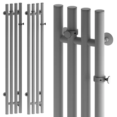 Heated towel rail EWRIKA Penelope V 120x15 — Ver 2