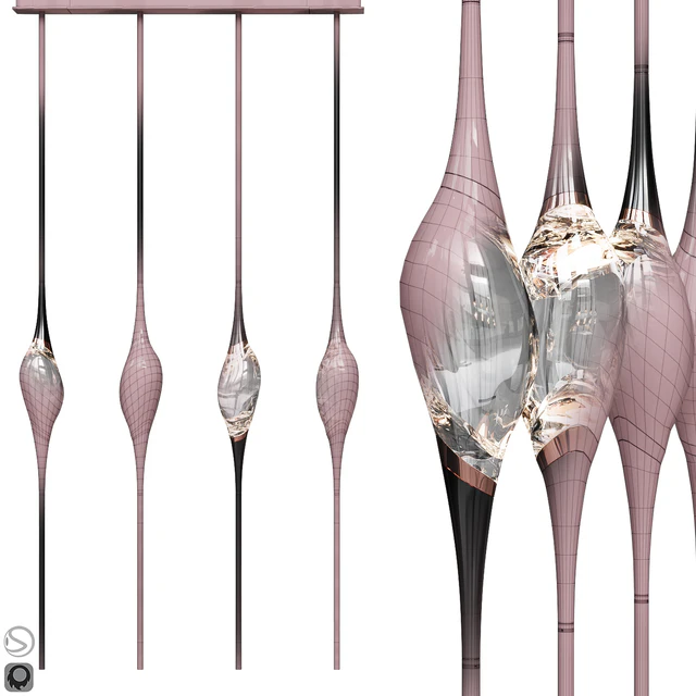 IL PEZZO 12 ROUND CHANDELIER Nickel and Gold — Descargar