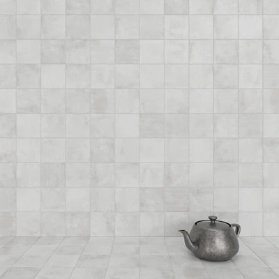 ZYX by Colorker AMAZONIA OFF WHITE tile set — Ver 1
