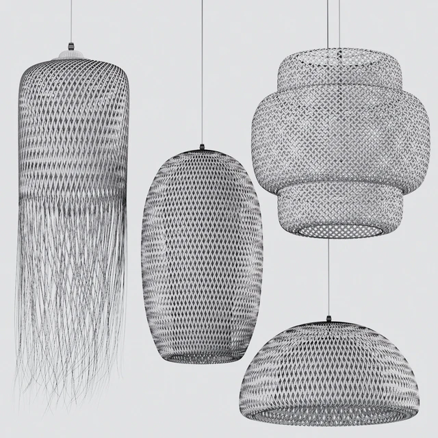 Rattan pendant light collection 203 — Descargar