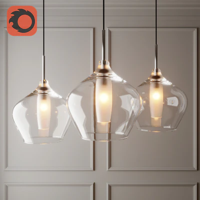 Glass pedant lamp — Вид 1