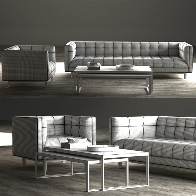 Sofa and armchair RH MADISON UPHOLSTERED SOFA and CHAIR — Descargar