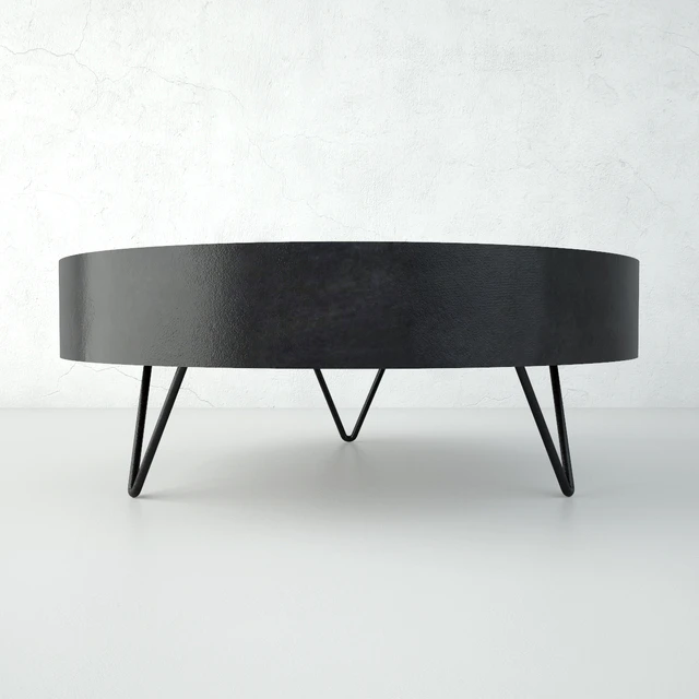 Salvaged Round Pinwheel Coffee Table — Descargar