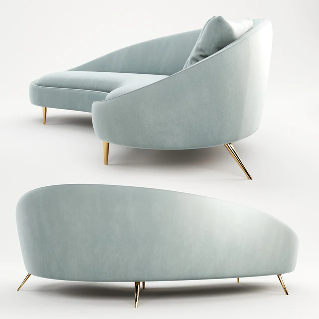 Jonathan Adler ether curved sofa — Descargar