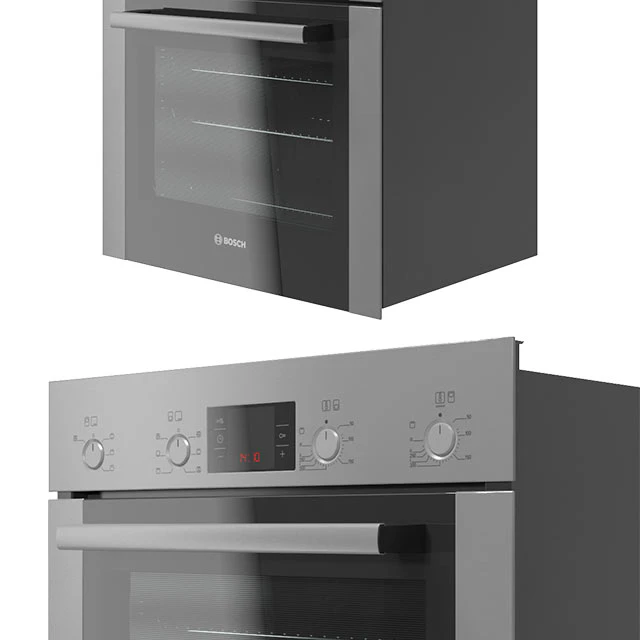 Bosch Serie6 HBM43B250B double oven from polished steel — Descargar