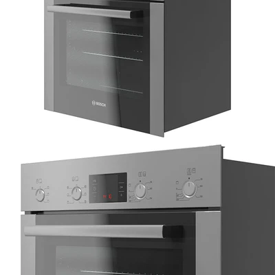 Bosch Serie6 HBM43B250B double oven from polished steel — Ver 3