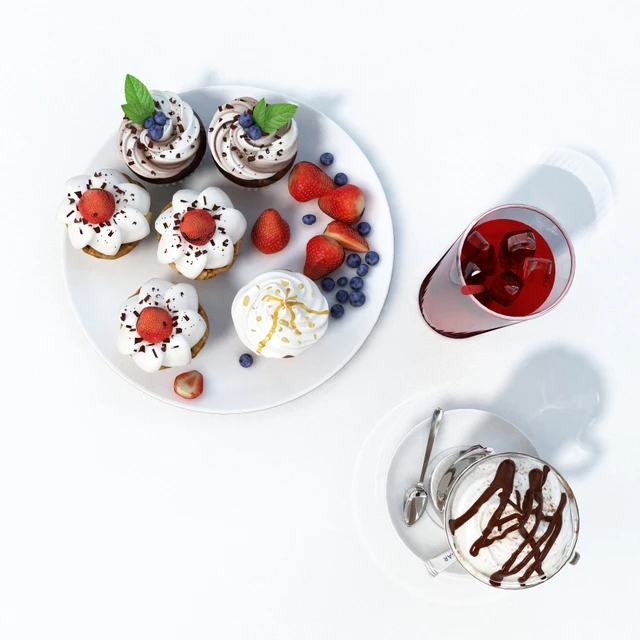Dessert and coffee — Descargar