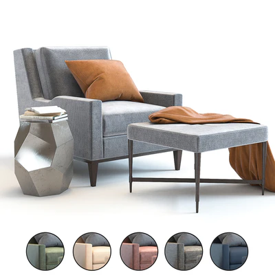 Baker Presido Lounge Chair — Вид 1