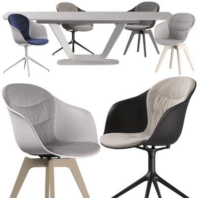 Boconcept - Alicante Table-Adelaide Chair set 01 — descargar