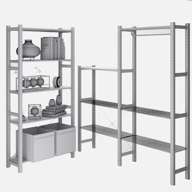Ikea Ivar Икеа Ивар Набор Стеллажей — Скачать