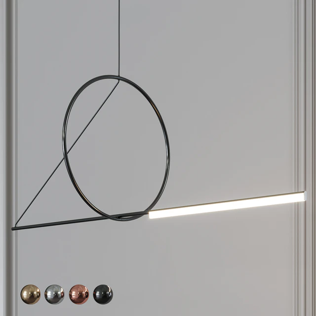 CERCLE ET TRAIT LINEAR SUSPENSION By CVL Luminaires — Descargar