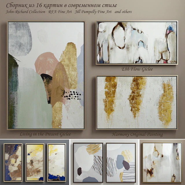 The collection of contemporary paintings (set-5) — Descargar