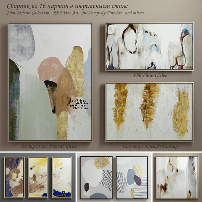The collection of contemporary paintings (set-5) — Ver 1