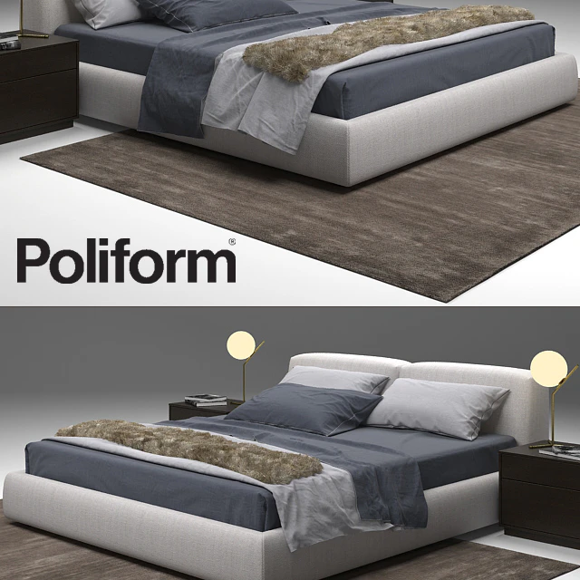 Bolton Bed Poliform — Скачать