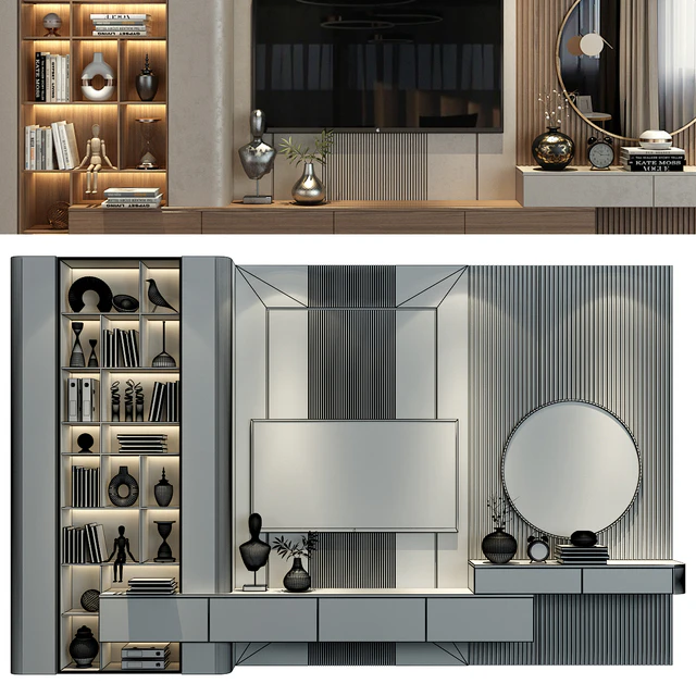 TV shelf 0576 — Скачать
