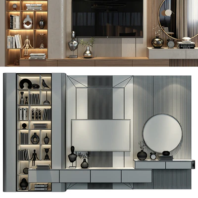 TV shelf 0576 — Вид 2