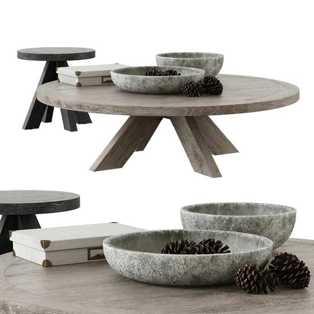 Restoration Hardware / 1960S French X-Base Round Table — Descargar