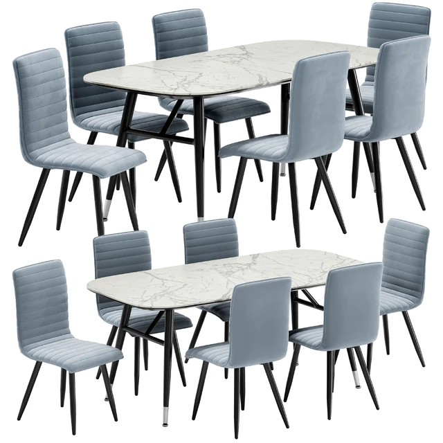 Mako dining chair and Catania table — Descargar