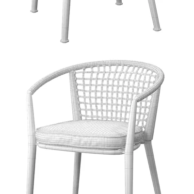 B & B Italia Outdoor ERICA '19 chairs set — Ver 3