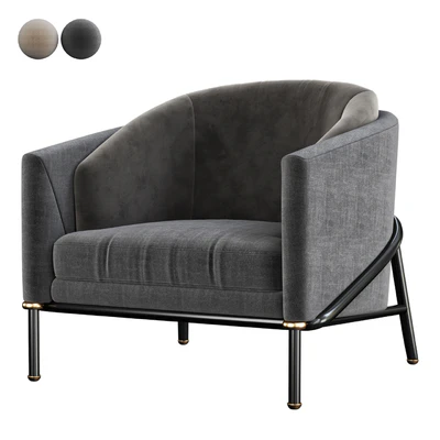 Minotti fil noir armchair — Ver 7