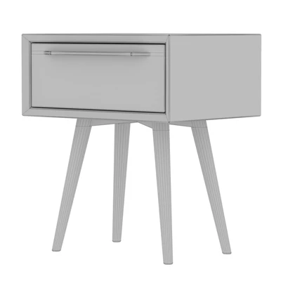 Cabinet Bruni Black with drawer, 45 * 52 * 35 cm — Ver 4