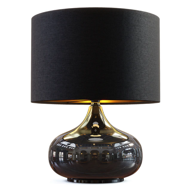 Zara Home - The black ceramic lamp — Descargar