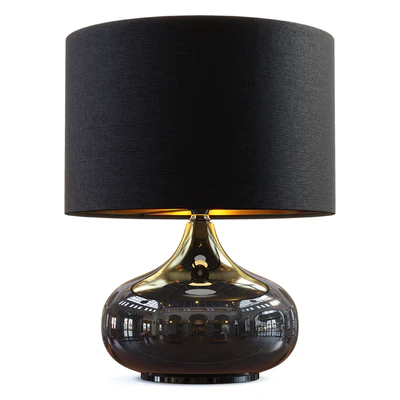 Zara Home - The black ceramic lamp — Ver 1
