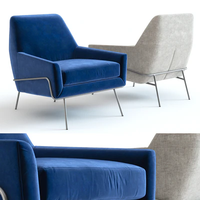 West Elm Lucas Wire Base Chair — Вид 1