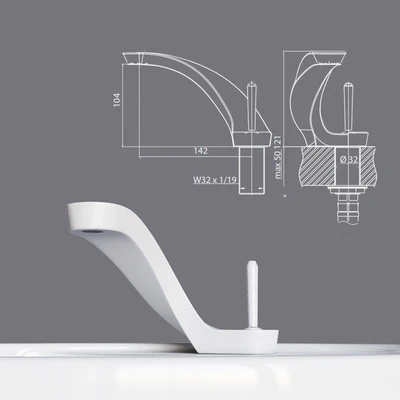 Ametis faucet and sink Inbani — Ver 3