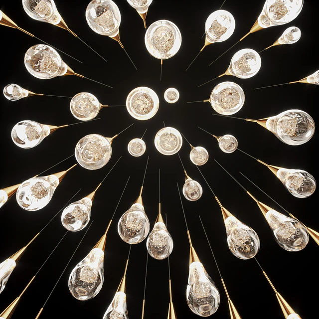Drop shaped pendant lamp FIAL — Скачать