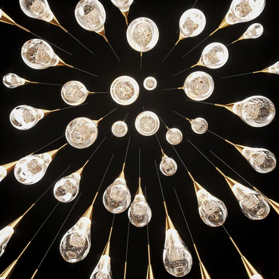 Drop shaped pendant lamp FIAL — Вид 3