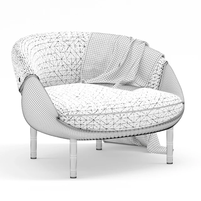 Turri RIBAN Armchair — Descargar